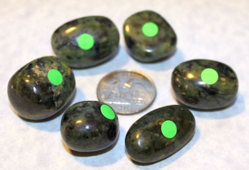 Nephrite Tumbled - 2 Medium (Green Dot)
